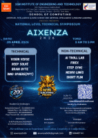 AIXENZA 2K26 National Level Symposium Poster